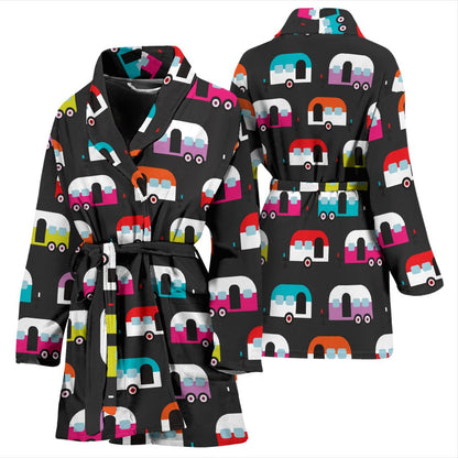 Camper Caravan Pattern Women Bath Robe