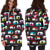 Camper Caravan Pattern Women Hoodie Dress