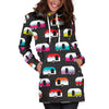 Camper Caravan Pattern Women Hoodie Dress