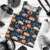 Camper Caravan Print Pattern Men Tank Top