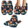 Camper Caravan Print Pattern Slippers