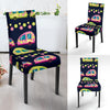 Camper Cute Camping Design No 3 Print Dining Chair Slipcover-JORJUNE.COM