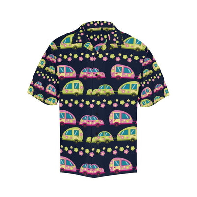 Camper Cute Camping Design No 3 Print Men Hawaiian Shirt-JorJune