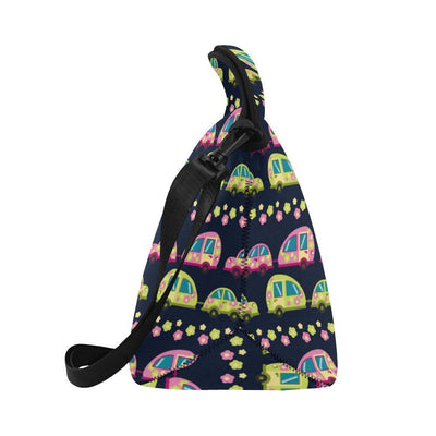 Camper Cute Camping Design No 3 Print Neoprene Lunch Bag-JorJune