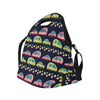 Camper Cute Camping Design No 3 Print Neoprene Lunch Bag-JorJune