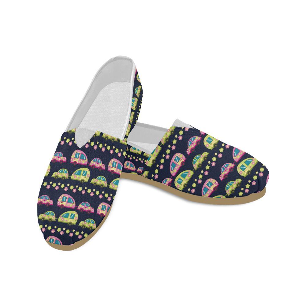 Camper Cute Camping Design No 3 Print Women Casual Shoes-JorJune.com
