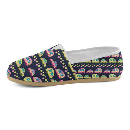 Camper Cute Camping Design No 3 Print Women Casual Shoes-JorJune.com