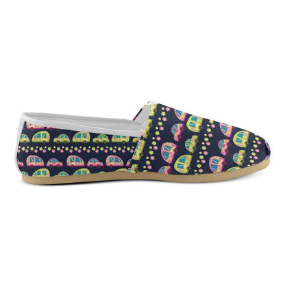 Camper Cute Camping Design No 3 Print Women Casual Shoes-JorJune.com
