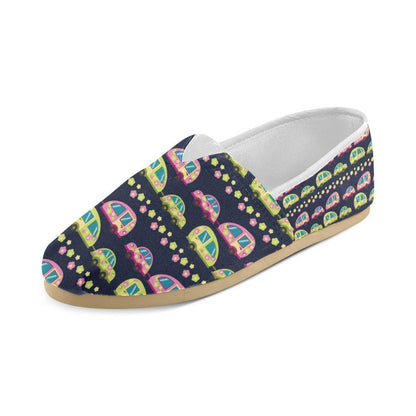 Camper Cute Camping Design No 3 Print Women Casual Shoes-JorJune.com