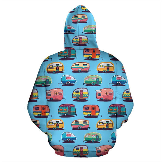 Camper Cyan Pullover Hoodie