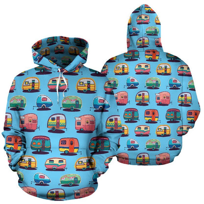 Camper Cyan Pullover Hoodie
