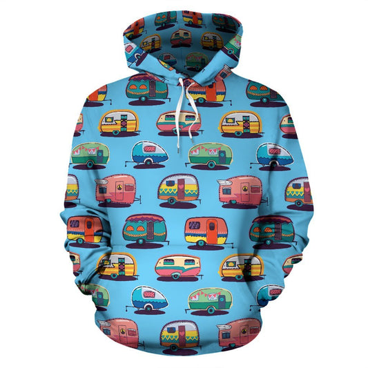 Camper Cyan Pullover Hoodie