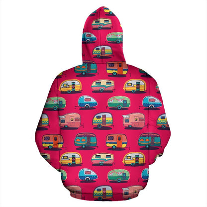 Camper Magenta Pullover Hoodie