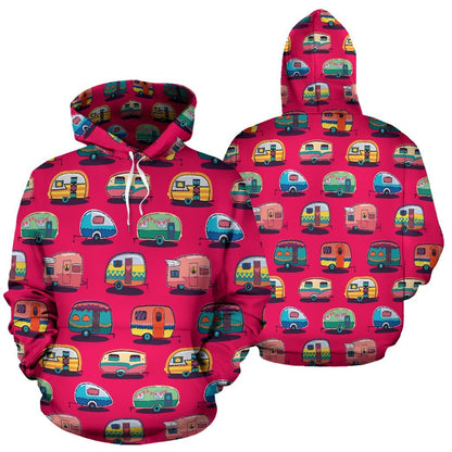 Camper Magenta Pullover Hoodie