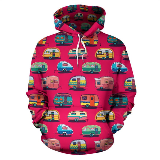 Camper Magenta Pullover Hoodie