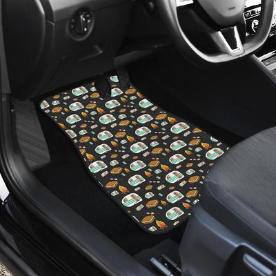 Camper Marshmallow Camping Design Print Car Floor Mats-JorJune