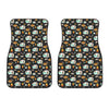 Camper Marshmallow Camping Design Print Car Floor Mats-JorJune