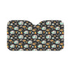 Camper marshmallow Camping Design Print Car Sun Shade-JorJune