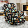 Camper marshmallow Camping Design Print Recliner Slipcover-JORJUNE.COM