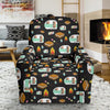 Camper marshmallow Camping Design Print Recliner Slipcover-JORJUNE.COM