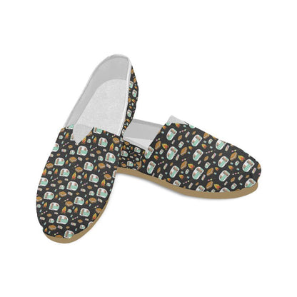 Camper marshmallow Camping Design Print Women Casual Shoes-JorJune.com