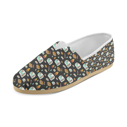 Camper marshmallow Camping Design Print Women Casual Shoes-JorJune.com