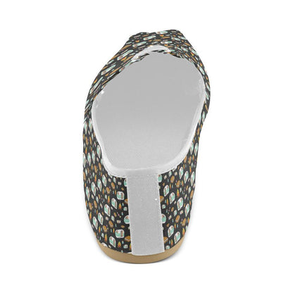 Camper marshmallow Camping Design Print Women Casual Shoes-JorJune.com