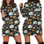 Camper marshmallow Camping Design Print Women Hoodie Dress