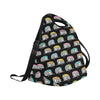 Camper Pattern Camping Themed No 2 Print Neoprene Lunch Bag-JorJune