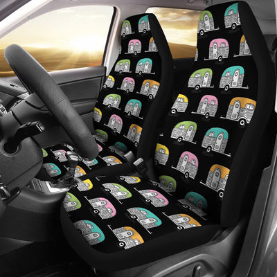 Camper Pattern Camping Themed No 2 Print Universal Fit Car Seat Covers