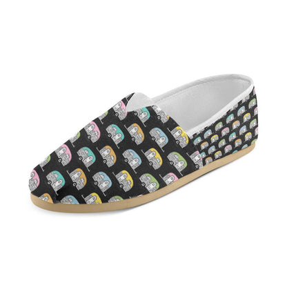 Camper Pattern Camping Themed No 2 Print Women Casual Shoes-JorJune.com