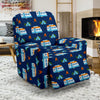 Camper Pattern Camping Themed No 3 Print Recliner Slipcover-JORJUNE.COM