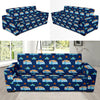 Camper Pattern Camping Themed No 3 Print Sofa Slipcover-JORJUNE.COM