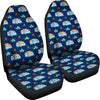 Camper Pattern Camping Themed No 3 Print Universal Fit Car Seat Covers