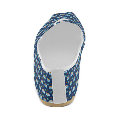 Camper Pattern Camping Themed No 3 Print Women Casual Shoes-JorJune.com
