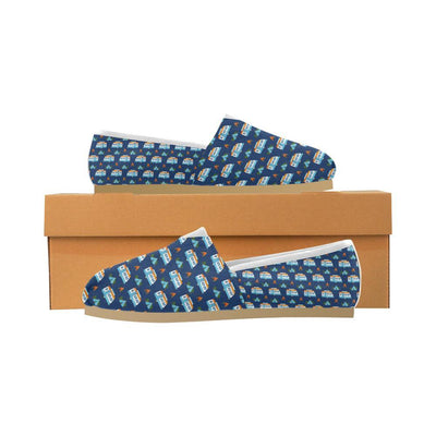 Camper Pattern Camping Themed No 3 Print Women Casual Shoes-JorJune.com
