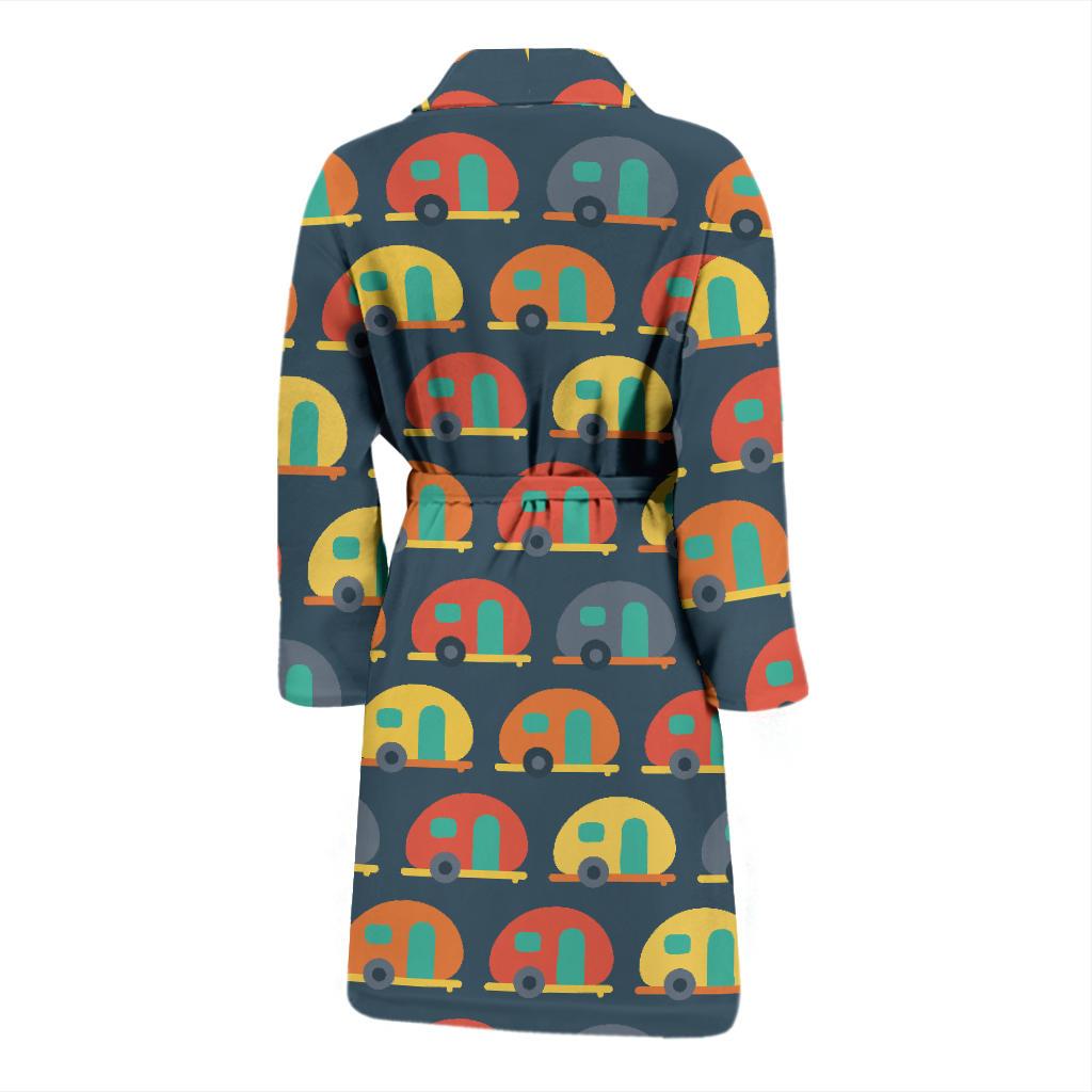 Camper Pattern Print Design 02 Men Bathrobe-JORJUNE.COM