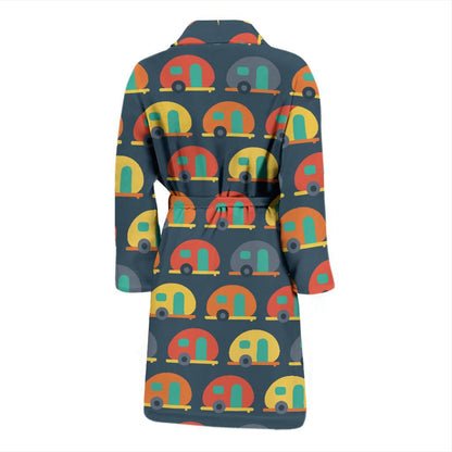 Camper Pattern Print Design 02 Men Bathrobe-JORJUNE.COM