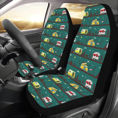 Camper Pattern Print Design 05 Car Seat Covers (Set of 2)-JORJUNE.COM