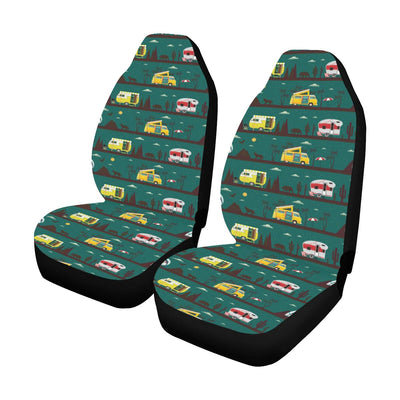 Camper Pattern Print Design 05 Car Seat Covers (Set of 2)-JORJUNE.COM