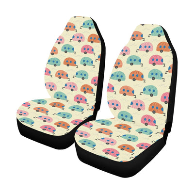 Camper Pattern Print Design 06 Car Seat Covers (Set of 2)-JORJUNE.COM