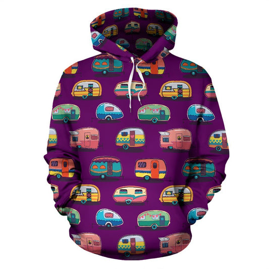 Camper Purple Pullover Hoodie
