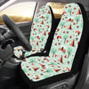 Camper Tent Pattern Print Design 01 Car Seat Covers (Set of 2)-JORJUNE.COM