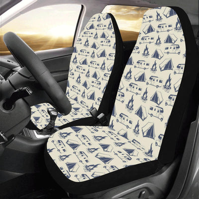 Campfire Pattern Print Design 01 Car Seat Covers (Set of 2)-JORJUNE.COM