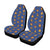 Campfire Pattern Print Design 03 Car Seat Covers (Set of 2)-JORJUNE.COM