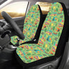 Camping Camper Pattern Print Design 04 Car Seat Covers (Set of 2)-JORJUNE.COM