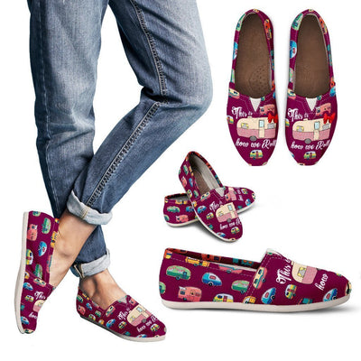 Camping Camper This is how we roll Women Casual Shoes-JorJune.com