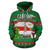 Camping Christmas All Over Zip Up Hoodie