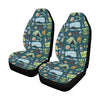 Camping Pattern Print Design 02 Car Seat Covers (Set of 2)-JORJUNE.COM