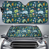 Camping Pattern Print Design 02 Car Sun Shade-JORJUNE.COM